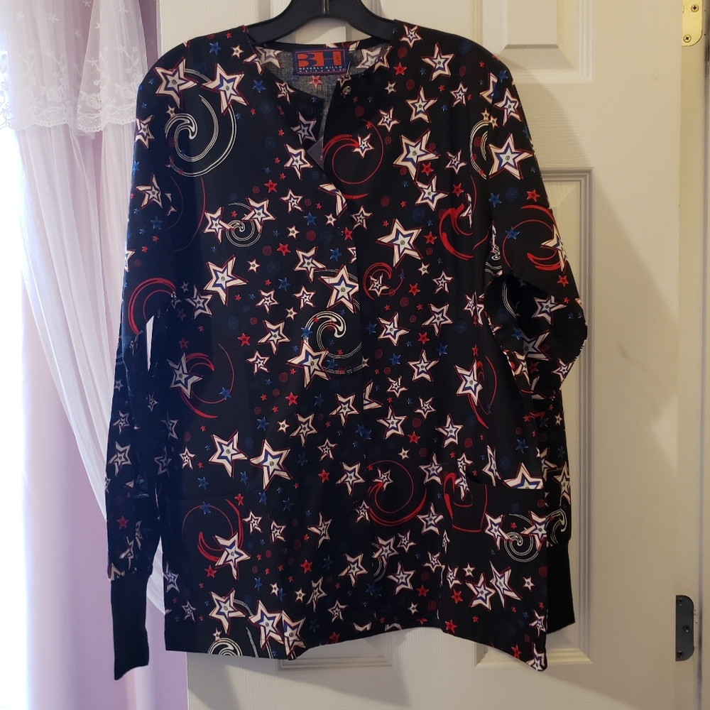 Ladies scrub jacket size small NWT